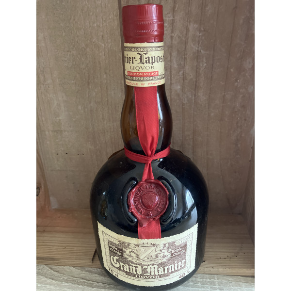 Grand Marnier Liquor Red Ribbon 1970s.1