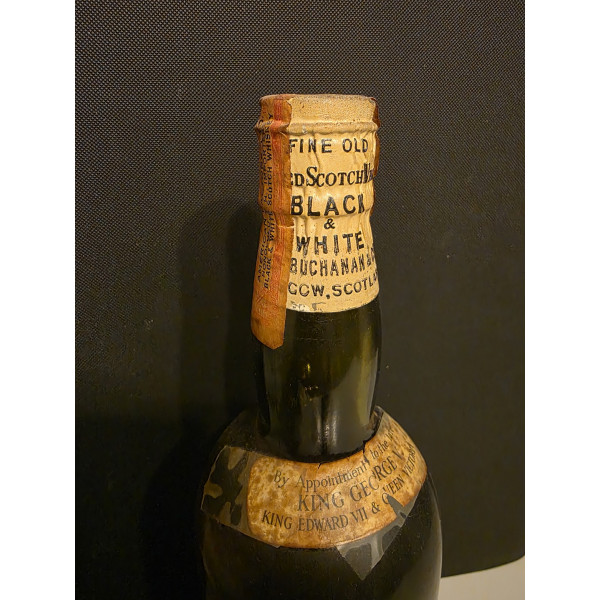 Buchanan & Co Black & White 8 Year Old Blended Scotch Whisky 1940s-1950s.3
