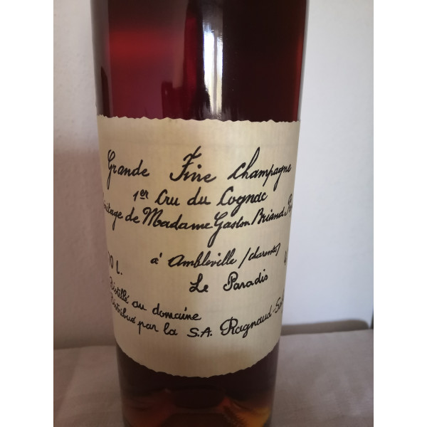 Ragnaud Sabourin Cognac Ragnaud Sabourin Le Paradis Mme GASTON BRIAND.5
