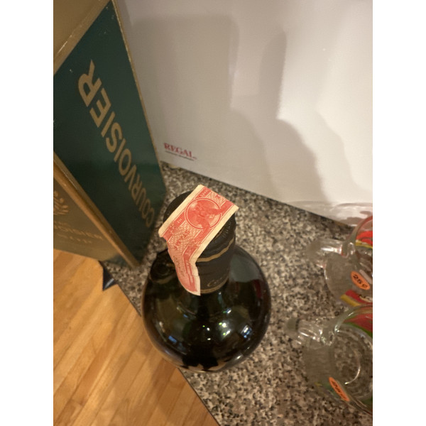 Courvoisier Cognac Courvoisier VSOP Fine Champagne Cognac 4/5 Quart 1970s.4