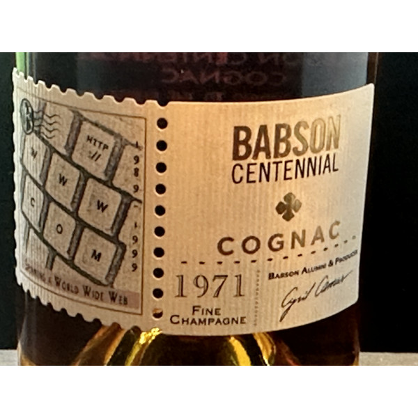Camus Cognac Case of 5 bottles of Babson Centennial 1971.5