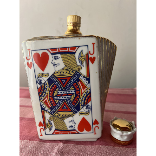 Frapin Cognac Cognac Frapin X.O. Playing Card,  Jack of Heart, Haviland Limoges.5