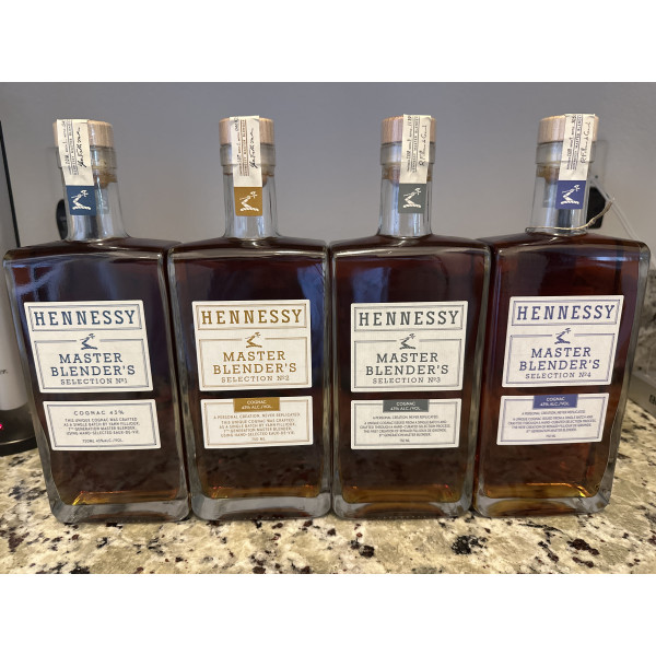 Hennessy Cognac Master Blender’s no.1,2,3&4.1