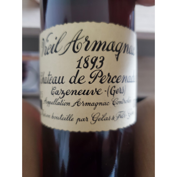 Château de percenade Vieil armagnac 1893.5