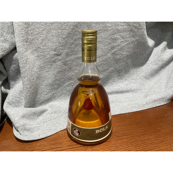 Bols Ballerina Apricot Liqueur Glass Bottle  Bols Ballerina Apricot Liqueur Musical Bottle 1960s.1