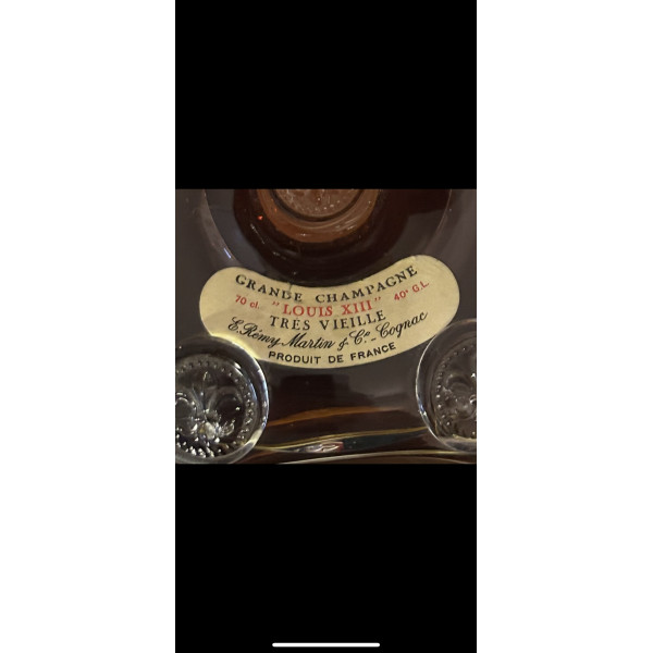 Remy Martin Cognac Rémy Martin Louis XIII Très Vieille Grande Champagne Cognac 1950s.5