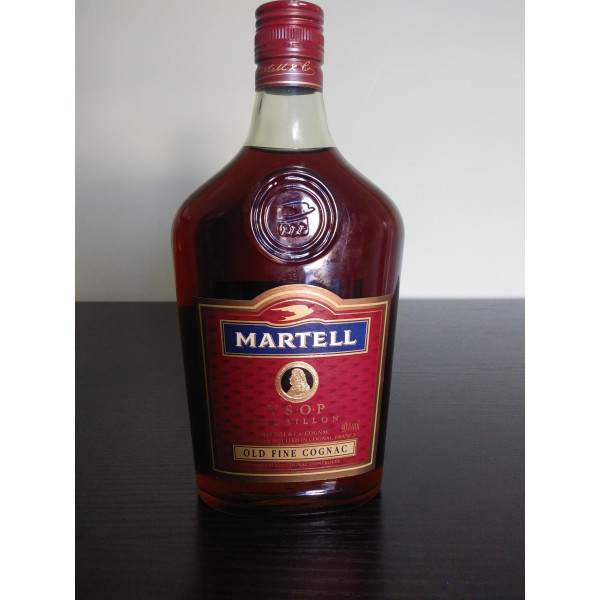Martell Cognac VSOP Medaillon Flask.1