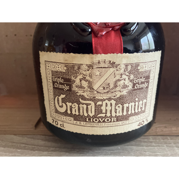 Grand Marnier Liquor Red Ribbon 1970s.5