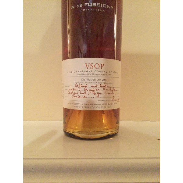 A de Fussigny Cognac VSOP Fine Champagne Cognac Reserve.5