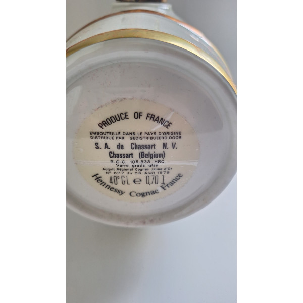 Hennessy Cognac Napoleon White Barrel Porcelain 1980s.2