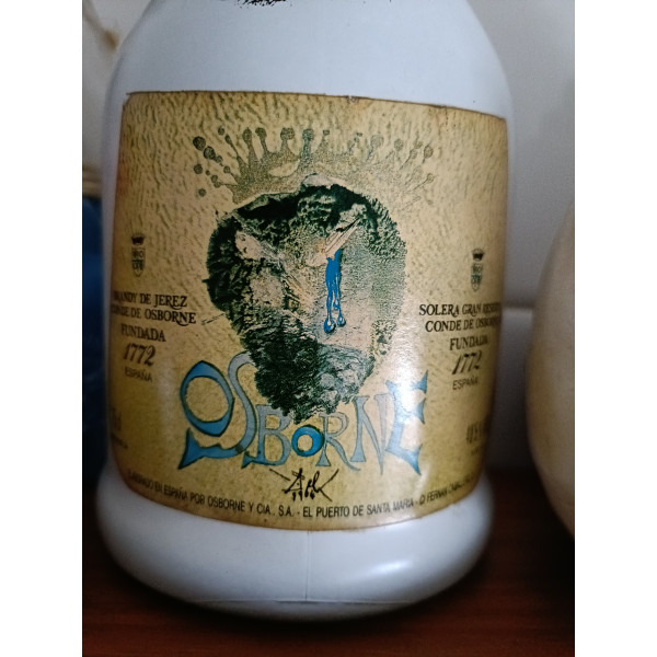 Coñac Osborne  Osborne Brandy de Jerez Conde de Osborne Dalí Solera Gran Reserva.5