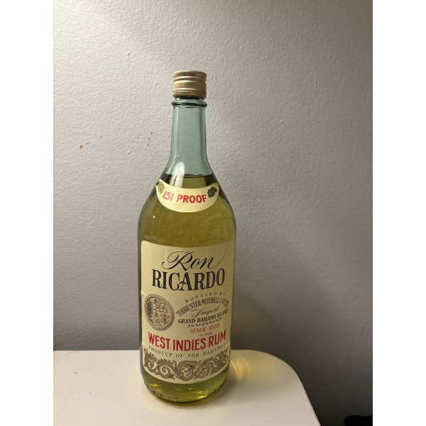 Ron Ricardo  151 Proof West Indies Rum.1
