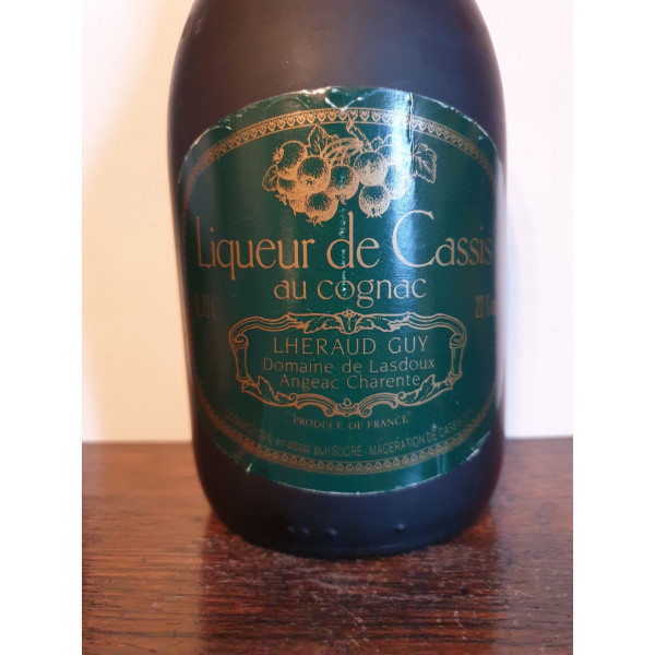 Lheraud Cognac Liqueur de Cassis au Cognac 1980s.5