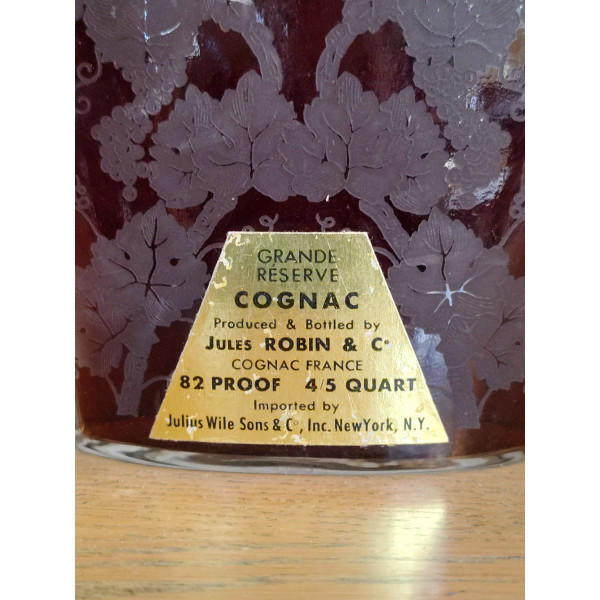 Jules Robin & Co Jules Robin & Co. Grande Reserve Cognac Circa 1890s.5