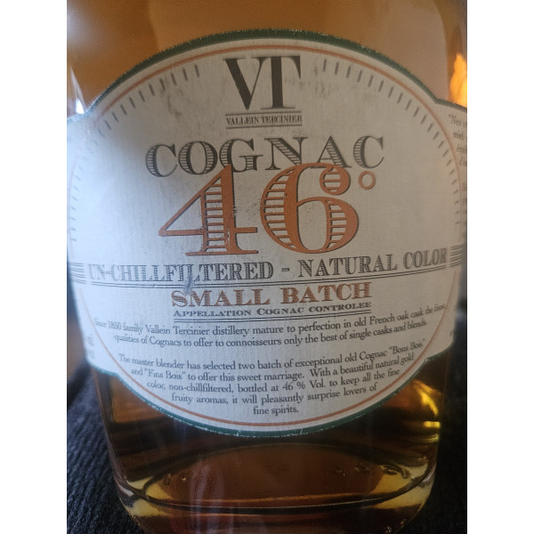 Vallein Tercinier Cognac Small Batch VT 46.5
