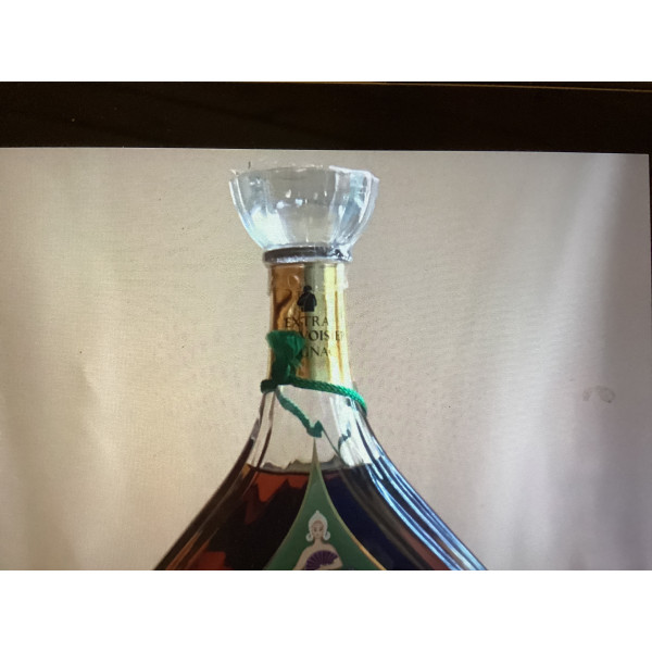 Courvoisier Cognac Erte collection. Bottles 1-7.3