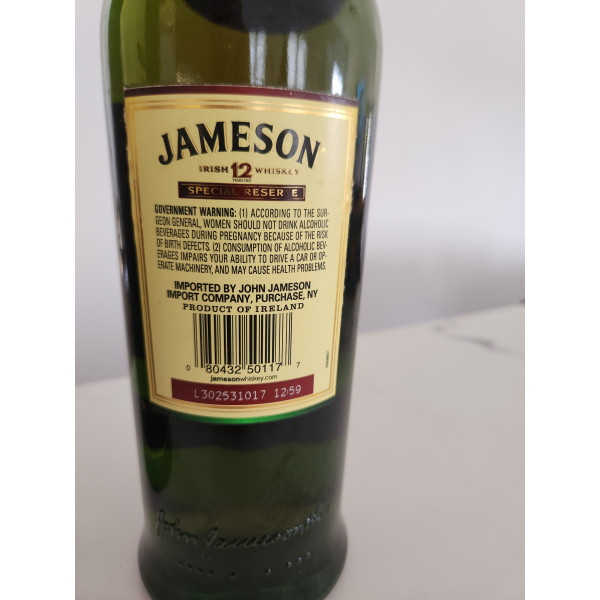 Jameson 12 Years Old Special Reserve.2