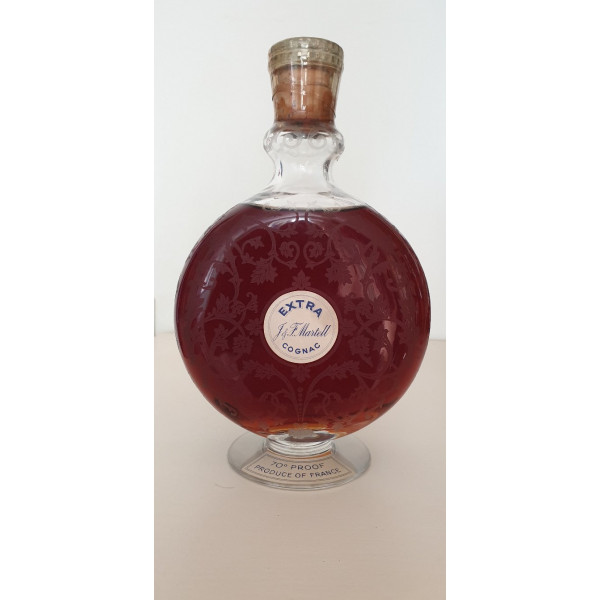 Martell Cognac Extra crystal baccarat decanter 1950/1960s.1
