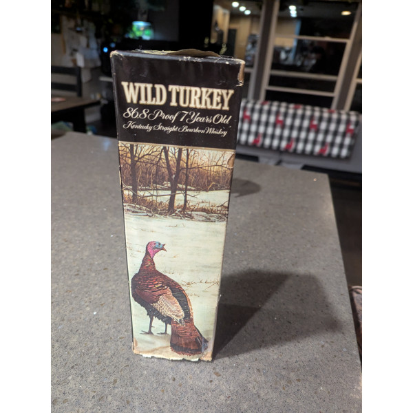 Wild turkey  86.8 proof 7 years old Kentucky straight bourbon whiskey.1