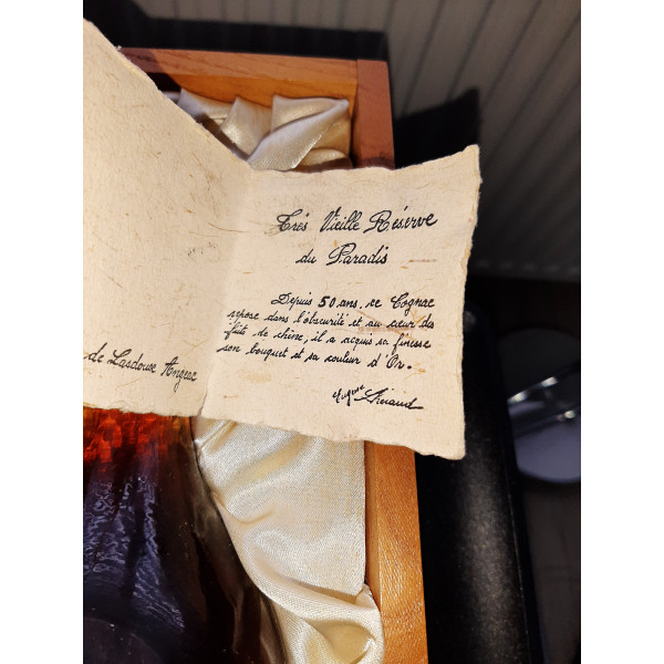 Lheraud Cognac Très Vieille Réserve du Paradis Cognac bottle 1980s.4