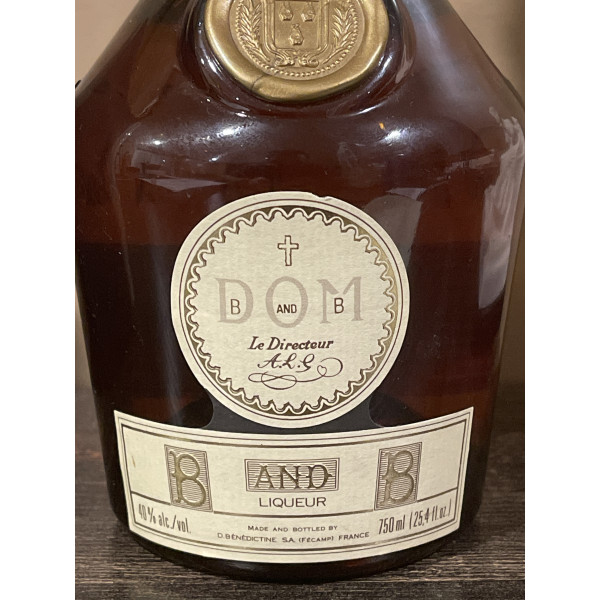 Benedictine and Brandy (B&B) B&B Benedictine & Brandy Liqueur Le Directeur A.H.G. 750ml 1970s.5