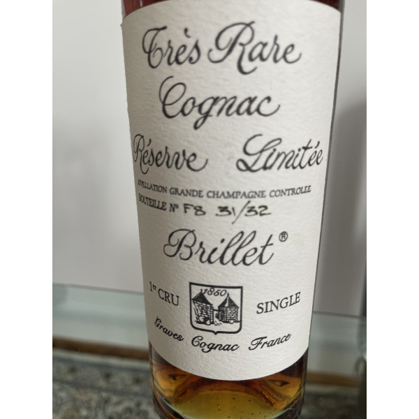 Brillet J R Cognac Très Rare Reserve Limitée 1er cru.5