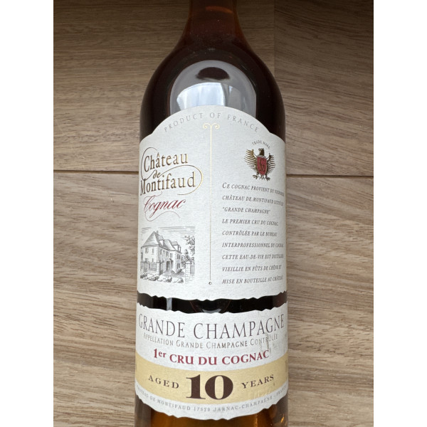 Château de Montifaud 1er Cru du Cognac aged 10 years.5
