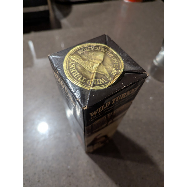 Wild turkey  86.8 proof 7 years old Kentucky straight bourbon whiskey.4