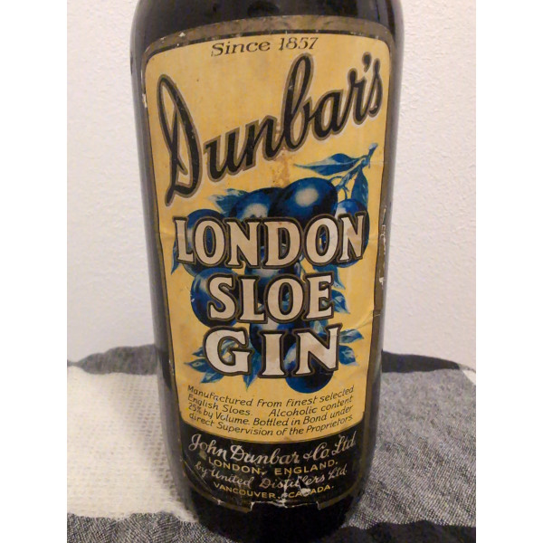 Dunbar\'s London Sloe Gin Dunbar\'s London Sloe Gin.5