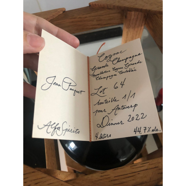 Pasquet Cognac Grande Champagne Magnum 4L.3