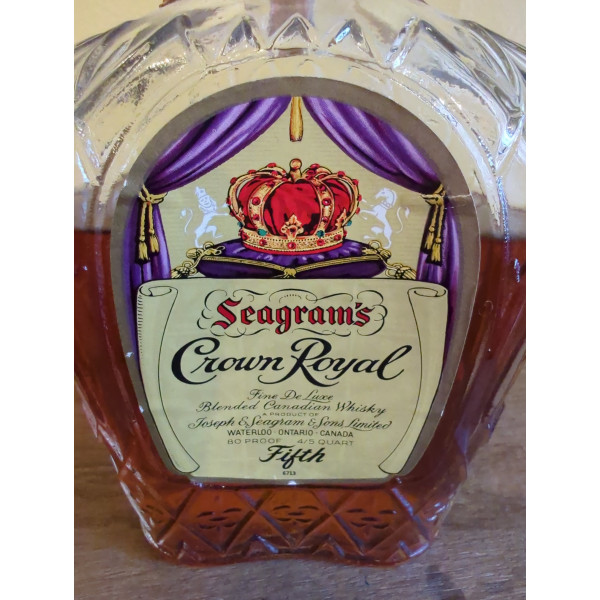 Seagrams Crown Royal Fifth.5