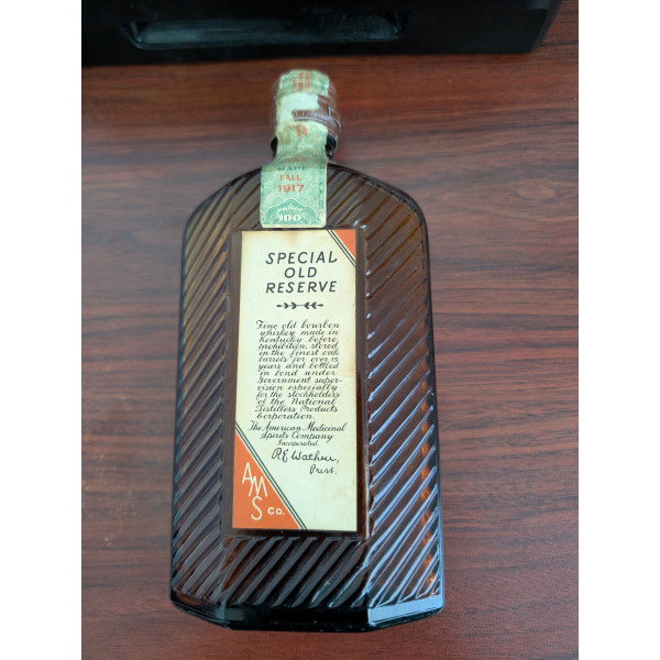 The American Medicinal Spirits Company Special Old Reserve 15 Years Old 1917 1 Pint.2