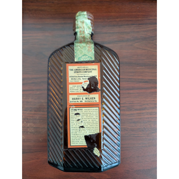The American Medicinal Spirits Company Special Old Reserve 15 Years Old 1917 1 Pint.1