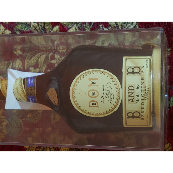 DOM Le Directeur Bénédictine B and B Liqueur Le Directeur 1950s.5