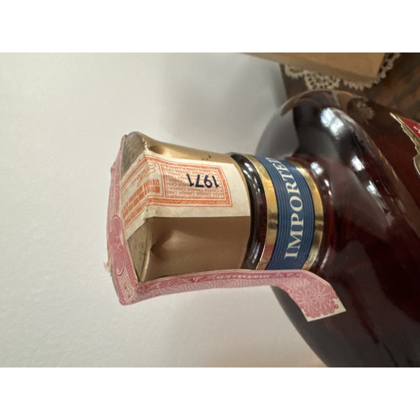 Ardberg Whisky Seagram's Order of Merit 12 Year Old Superior Deluxe Canadian Whisky 1971.3