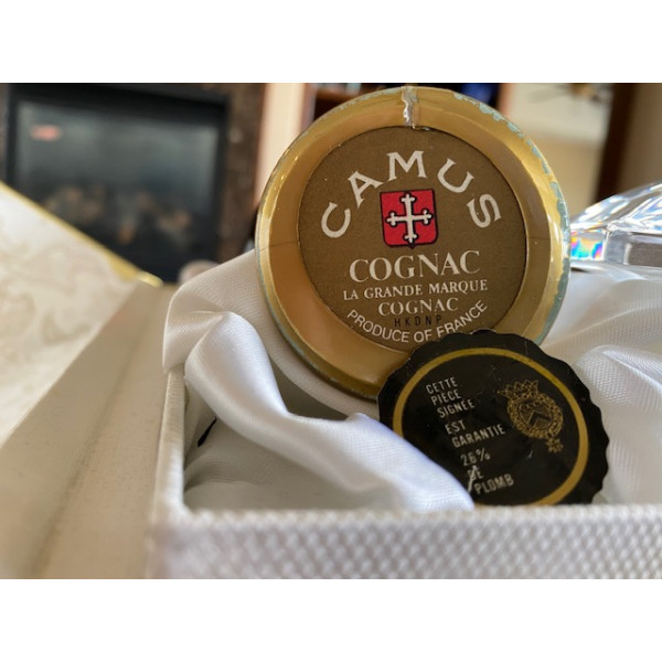 Camus Cognac La Grande Marque Crystal Decanter.5