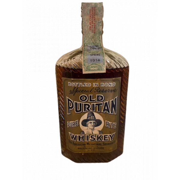 American Medicinal Spirits Co. Old Puritan Special Reserve Prohibition.1