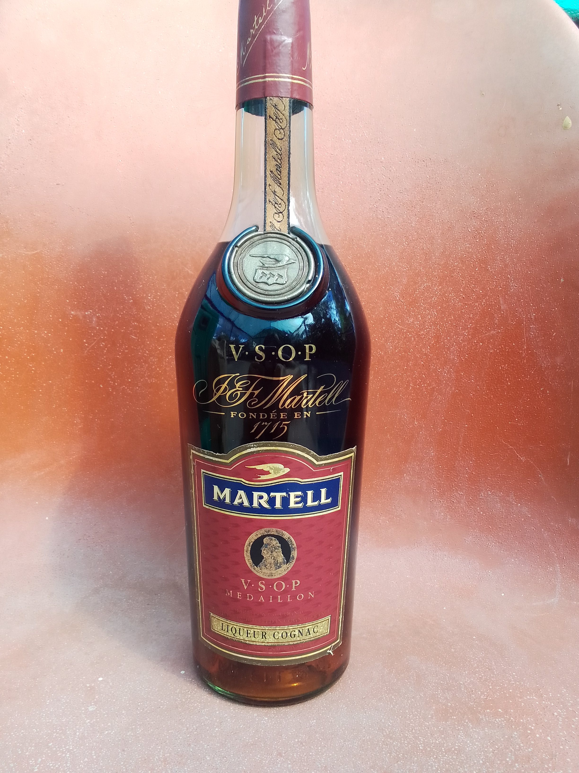 Martell Cognac Martell, Medaillon VSOP, Liqueur Cognac.1