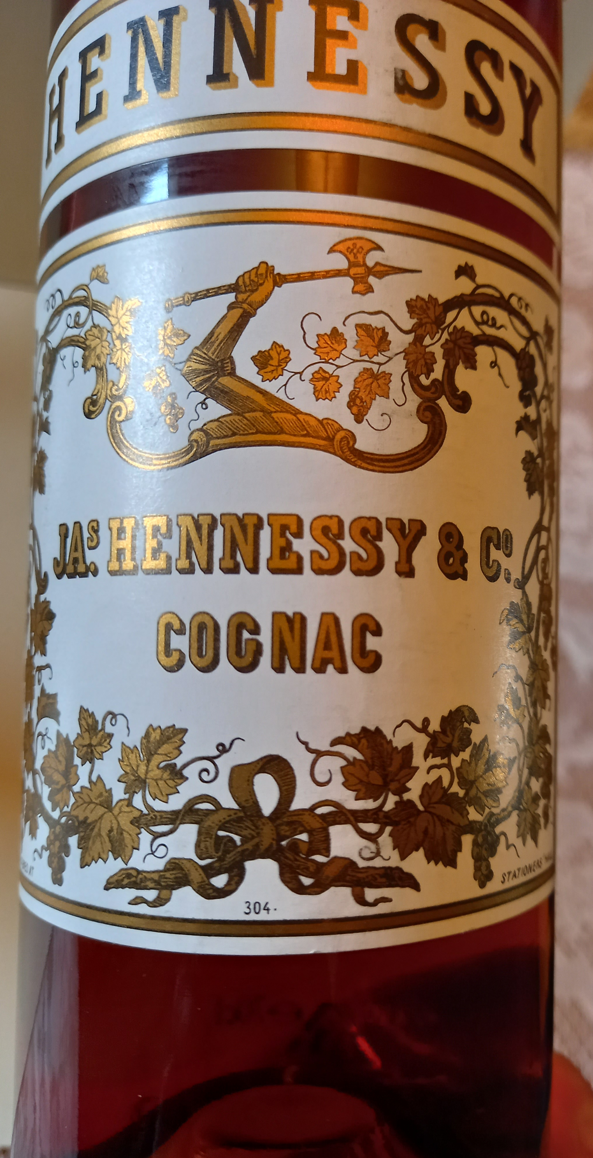 Hennessy Cognac Hennessy, 3 star 1940's.5